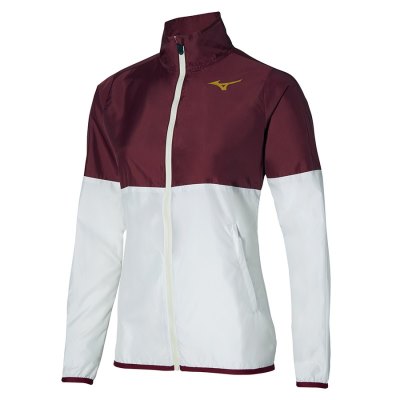 Cazadoras Mizuno Printed Mujer Vino / Blancos - Chile M325OGENLF